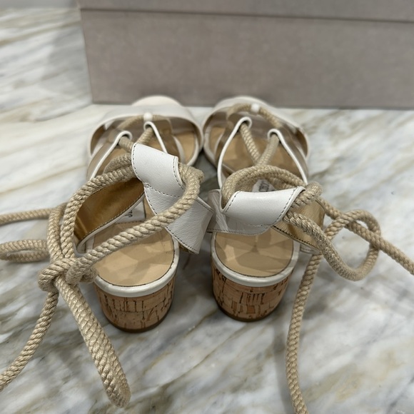 JIMMY CHOO MADDIE 40 OPTICAL WHITE  35 1/2 | 5.5 - Picture 6 of 7